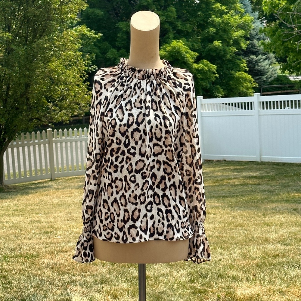 Loft Animal Print Blouse